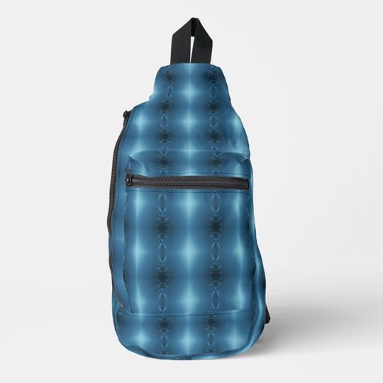 Discover Blue Swirl Sling Bag