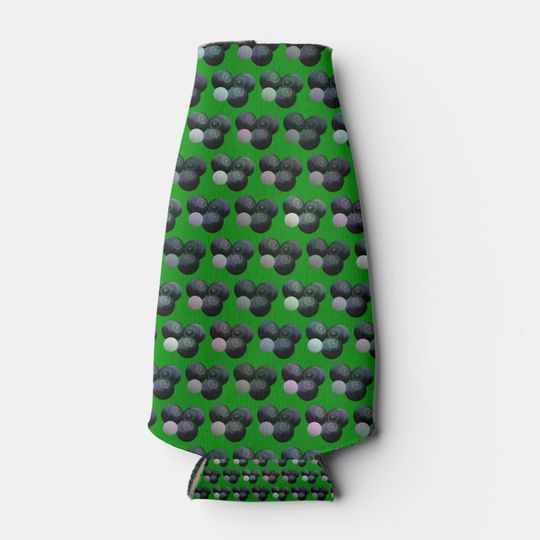 Discover Green Lawn Bowls Pattern, Bottle Cooler