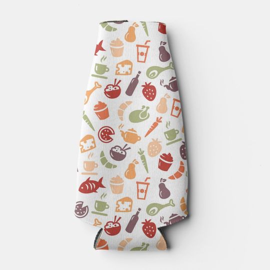 Discover Food Pattern 2 Bottle Cooler