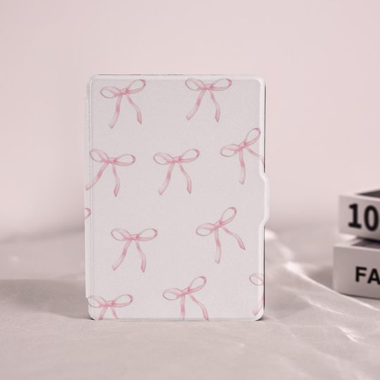 Discover Cute Pink Bow Preppy Kindle Paperwhite Case