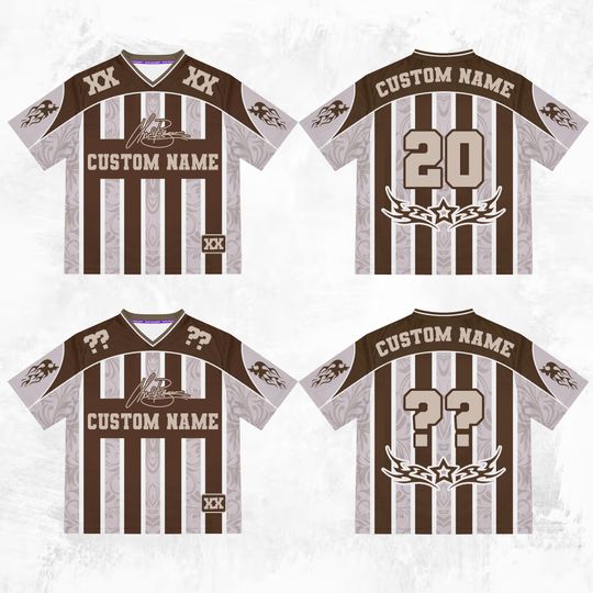 Discover Custom Football Jersey with Name and Number, Custom concert outfit