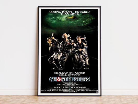 Discover Ghostbusters - Movie Poster | Digital Download | High Quality Ready To Print
