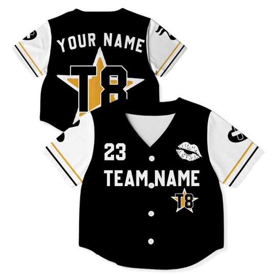 Discover Personalized Team T8 World Tour 2025 Women Crop Baseball Jersey, Custom Raglan Unifrom Jersey, Concert Gameday Crop Jersey 18825DN6