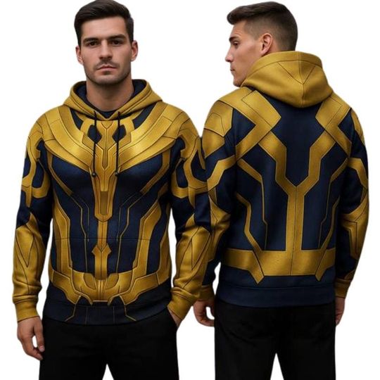 Discover Thanos Costume Hoodie Thanos Halloween Costume,