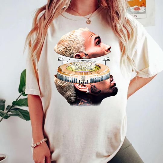 Discover Chris Brown Breezy Bowl XX T-Shirt, Chris Brown Fan Gift, Chris Brown Shirt