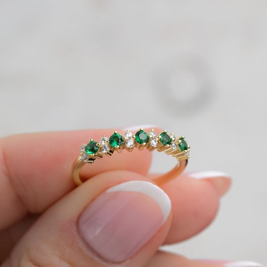 Discover Sami Jewels Emerald Ring, Gemstone Ring, Emerald Jewelry