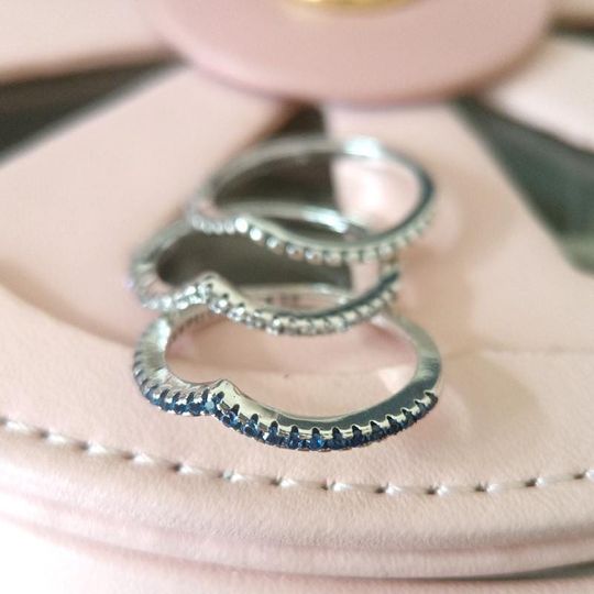 Discover Blue Timeless Wish Ring,Ring for women,Fashion jewelry,Gift for her 925 Sterling Silver