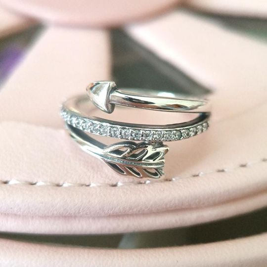 Discover Arrow Feather Ring,Rings for Women,Fashion Jewelry,Gift for her 925 Sterling Silver