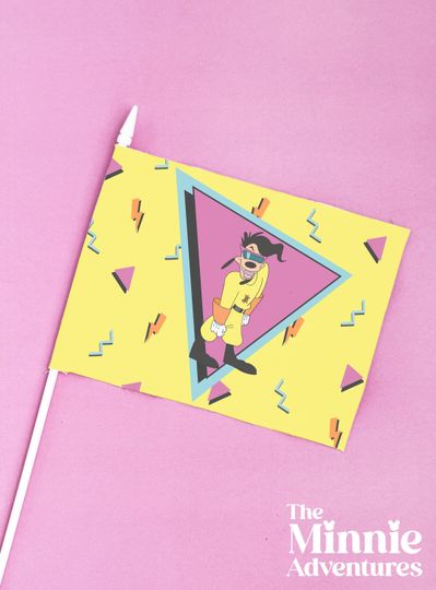 Discover Theme Park Stroller Flag Mini Hand Flag