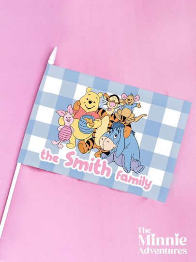 Discover Theme Park Stroller Flag Mini Hand Flag