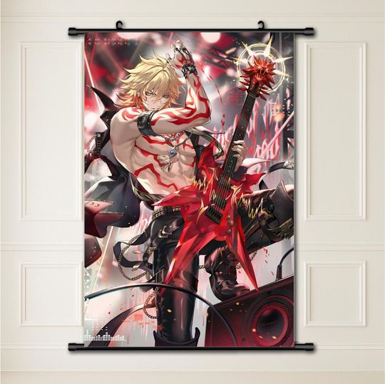 Discover Honkai Star Rail  Mydei Anime Wall Scroll Painting Poster Art Hanging Tapestry for Home or Office Decor