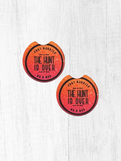 Discover Mr and Mrs Car Coasters, Wedding Decor, Car Accessories, Wedding Gift