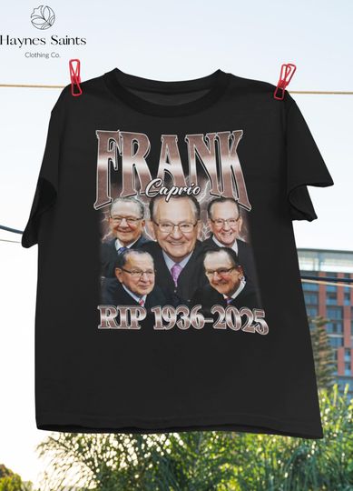 Discover Frank Caprio Bootleg Vintage T-Shirt, Frank Caprio Saying Tee