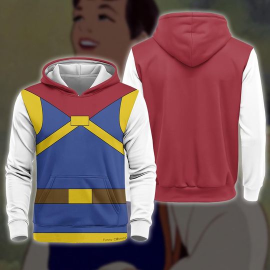 Discover Prince Florian 3D Full Over Print Hoodie, Prince Florian Cosplay  Halloween Costume, Snoww Whitee And Seven Dwarfs Cosplay Hoodie
