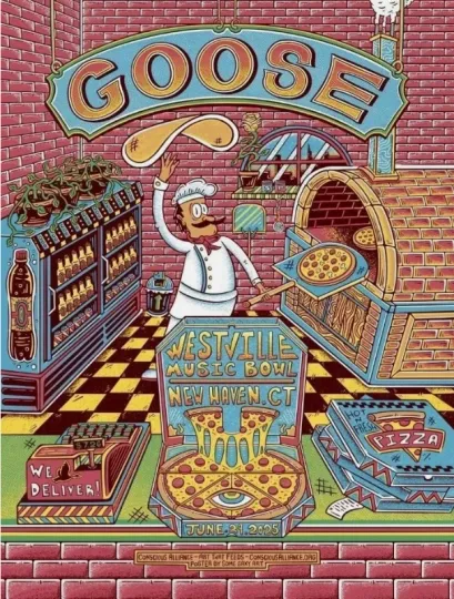 Discover ~HOT!~ Goose New Haven Connecticut June 29th 2025 Poster.