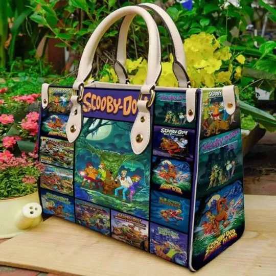 Discover Scooby Doo Vintage Leather Handbag & Wallet, Disneyyy Gift Handbag