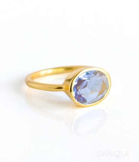 Discover Oval Alexandrite Quartz Ring  Purple Gemstone Oval Ring  June Birthstone Gift for Her  Pastel Purple Solitaire Ring Silver, Gold Vermeil