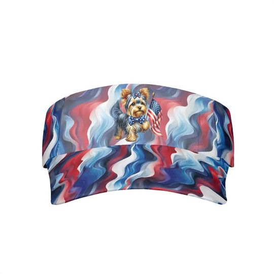 Discover Patriot Dog, Puppy Sun Visor Hat, Gift For Her