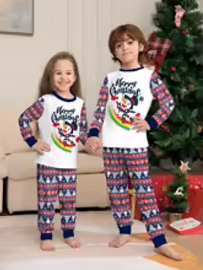 Discover Kids' Unisex Christmas Pajamas Set
