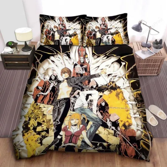 Discover Death Notte – On The Stairways Quilt Duvet Cover Set
