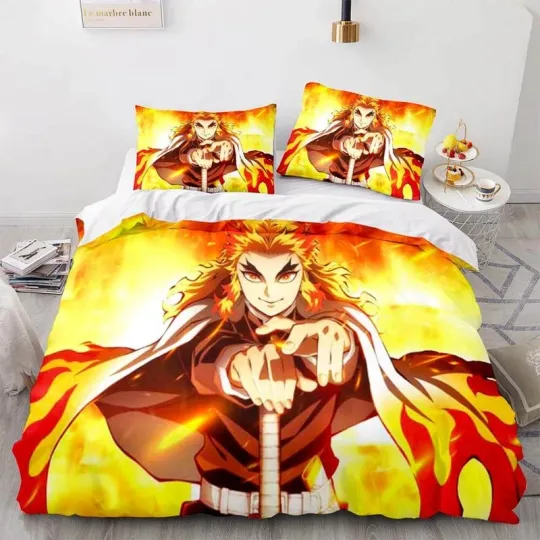 Discover Japan Anime demon Bedding Set Cosplay Quilt Cover Without Filler