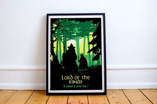 Discover Lord of the Rings Poste, Gandalf Poster, Fantasy Art