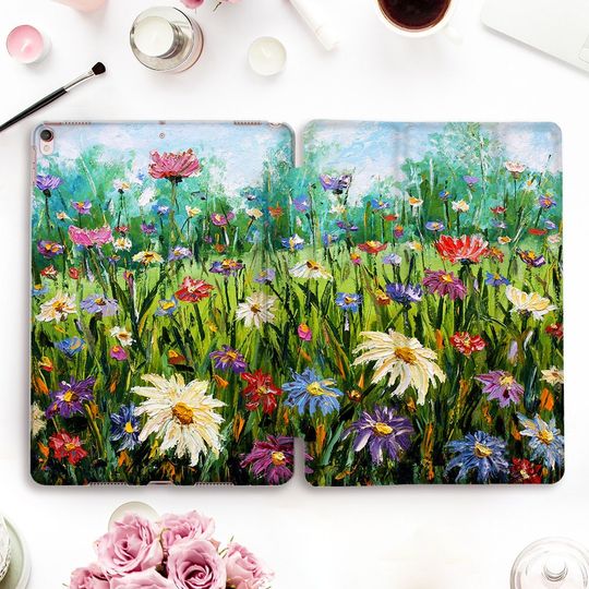 Discover Floral iPad Case – Girls' Girly Cute Design