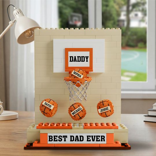 Discover You Dunked Right Into Our Heart - Personalized Basketball Custom Shaped Acrylic Plaque