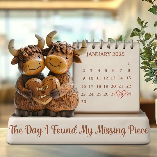 Discover The Day I Found My Missing Piece - Personalized Couple Custom Shaped Acrylic Plaque