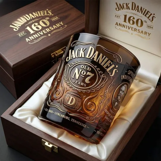 Discover no box - j daniel old no7 160th rocznica dziedzictwo kolekcjoner rock szkło