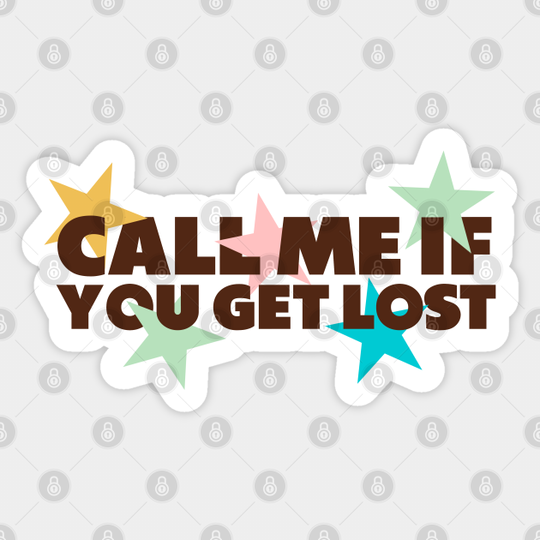 Discover Call Me If You Get Lost - Tyler The Creator - Sticker