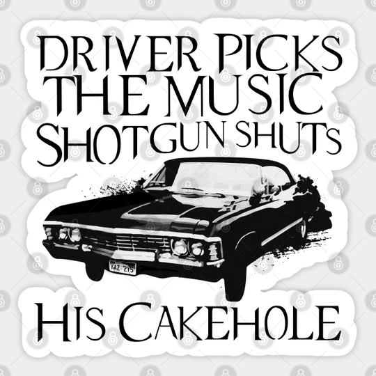 Discover Driver Picks The Music - Supernatural - Sticker