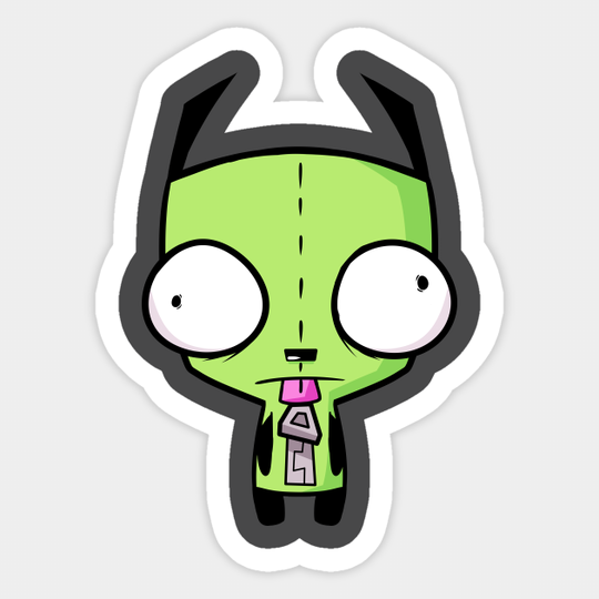Discover Suited GIR - Invader Zim - Sticker