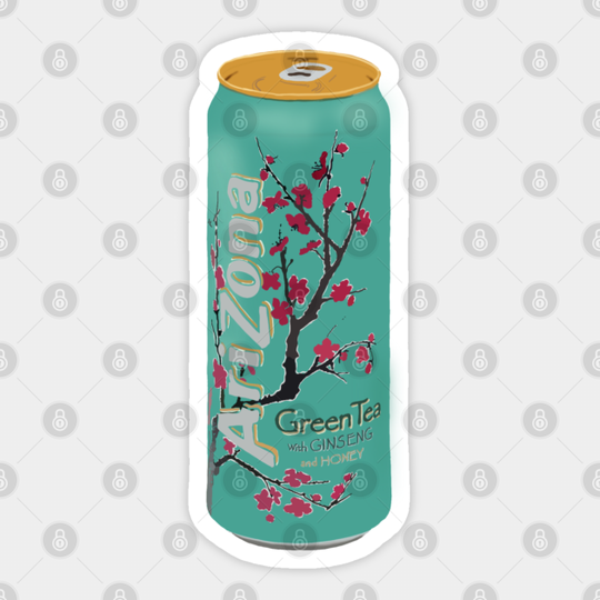 Discover Arizona green tea - Ice Tea - Sticker
