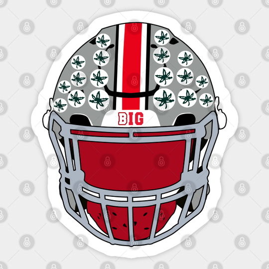 Discover ohio sports helmet - Ohio Sports Helmet - Sticker