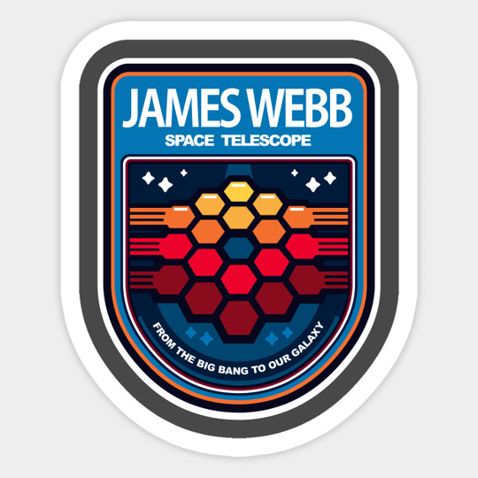 Discover JAMES WEBB SPACE TELESCOPE - Nasa - Sticker