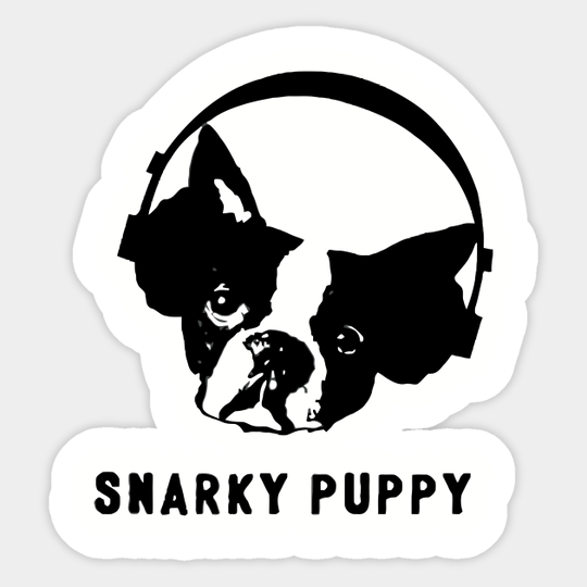 Discover Snarky Puppy Logo - Snarky Puppy Logo - Sticker