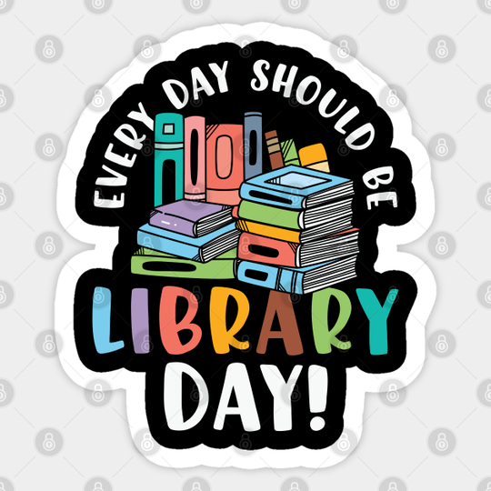 Discover Library Day - Librarian - Sticker