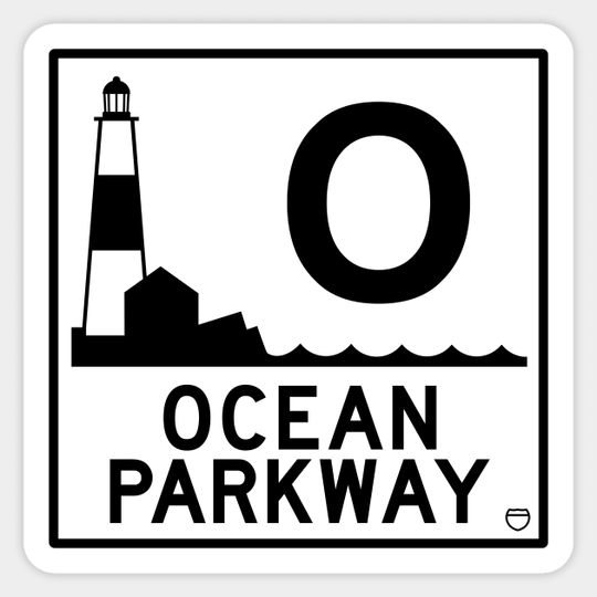 Discover Ocean Parkway - Long Island - Sticker