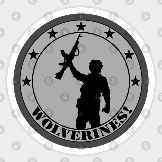 Discover Wolverines! - Red Dawn - Sticker