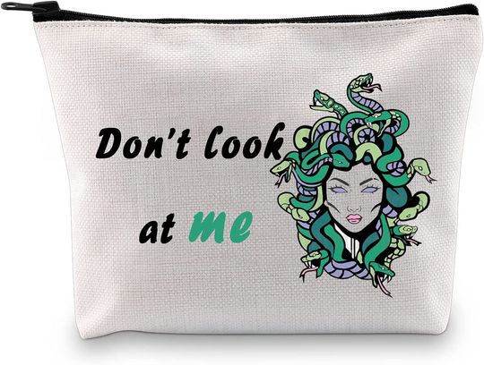 Bolsas com Zíper Don’t Look At Me Estátua Medusa Escultura Grega