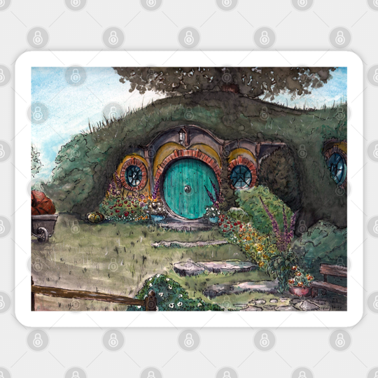 Discover Bag End - Lord Of The Rings - Sticker