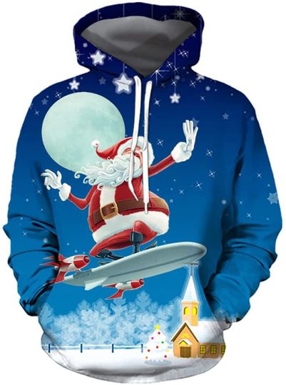Discover Cartoon Skateboard 3D Print Hoodie