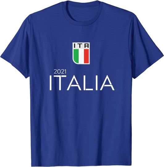 Discover Euro 2024 Men's  T Shirt Italia Football