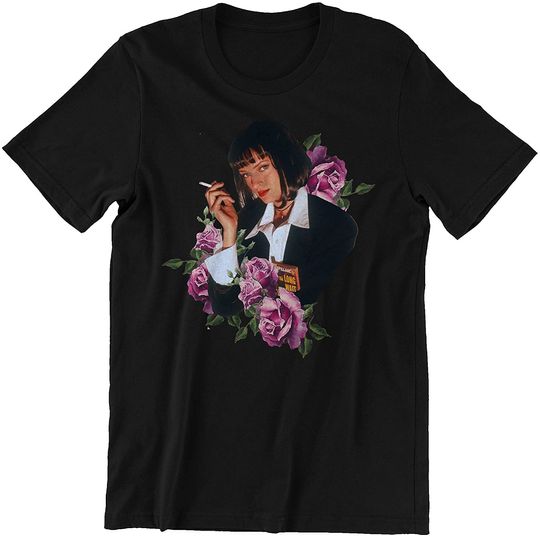 Discover Pulp Fiction Art Floral Unisex Tshirt