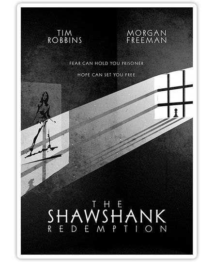 Discover The Shawshank Redemption Movie Posters Sticker 3"