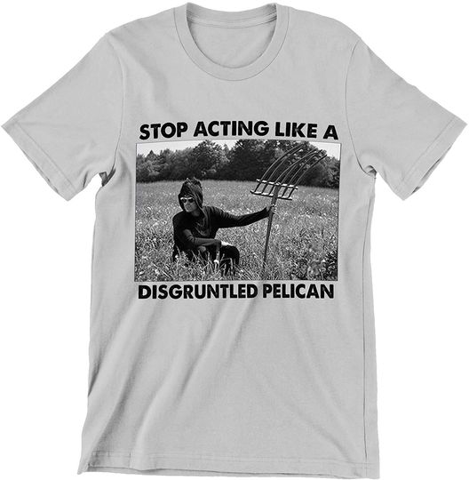 Discover Stop Acting Like Disgruntled Pelican Funny David Rose Shirt