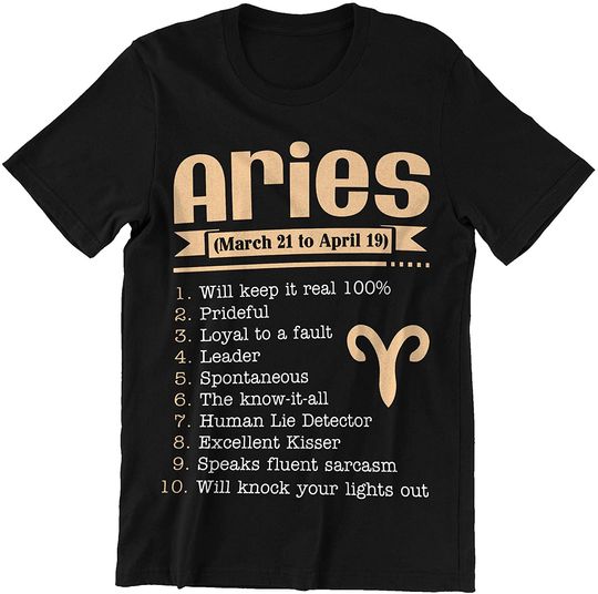 Discover Aries March 21 to April 19 Aries Shirt