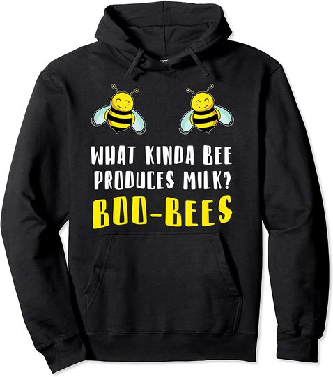 Discover What kinda bee produces milk? Boo-Bees Beekeeper Pullover Hoodie