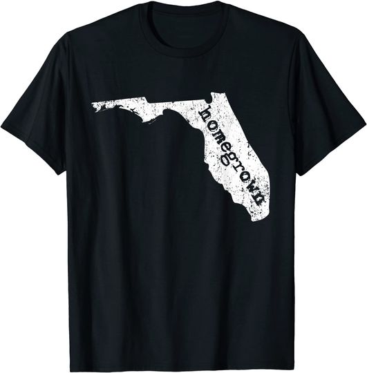 Discover Home State of Florida Homegrown | Florida Native T Shirt